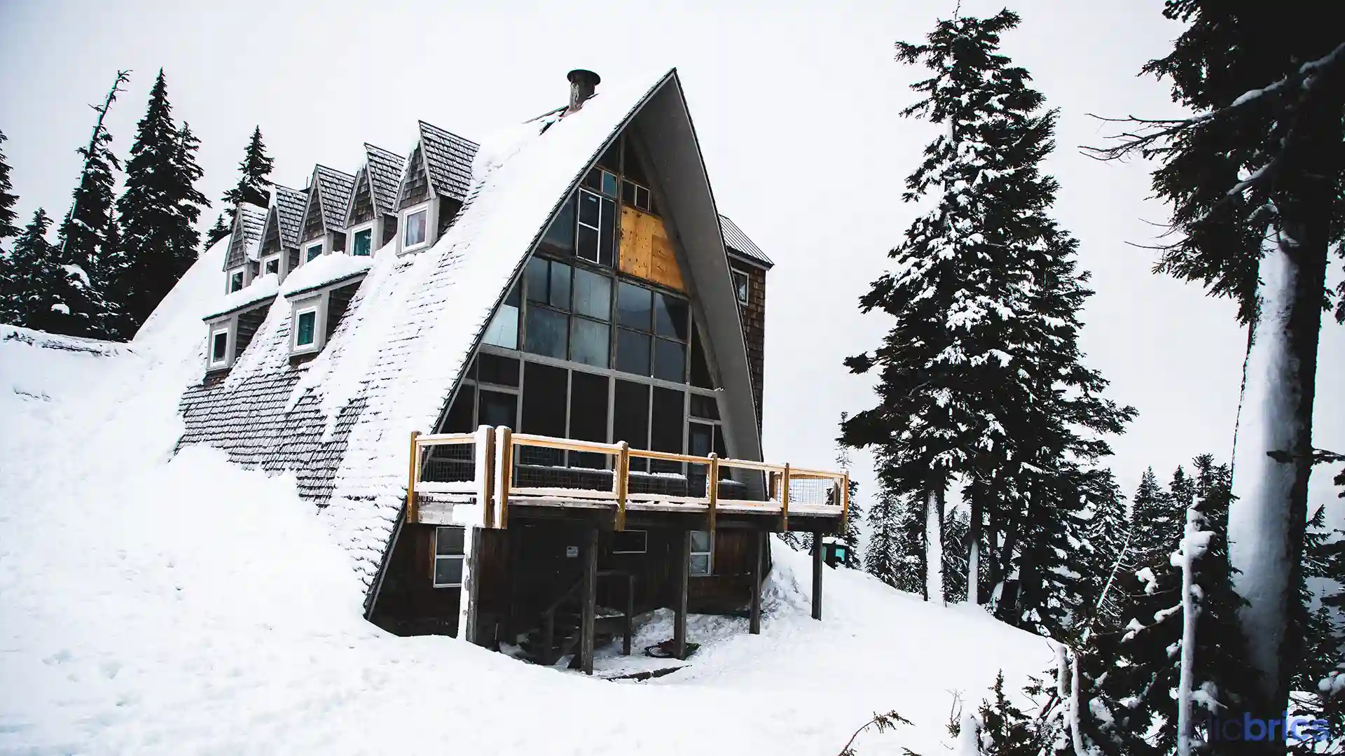 A-frame cottage